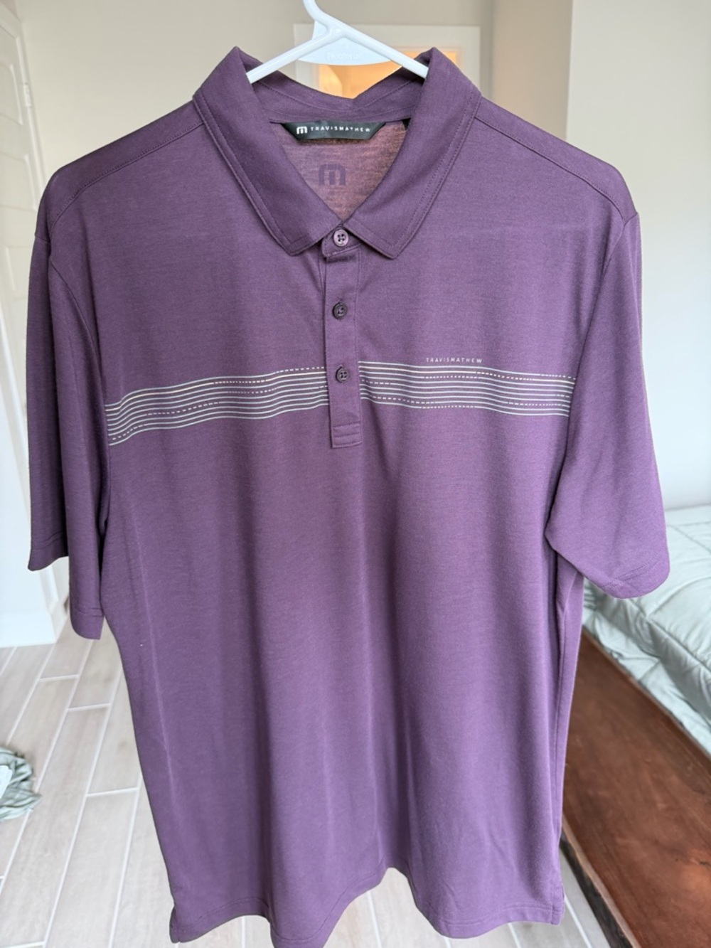 TravisMathew Coast Charter Pique Polo - L